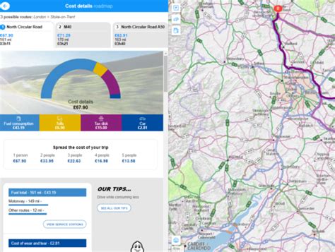 route berechnen|Route planner: route calculation, detailed journey cost。